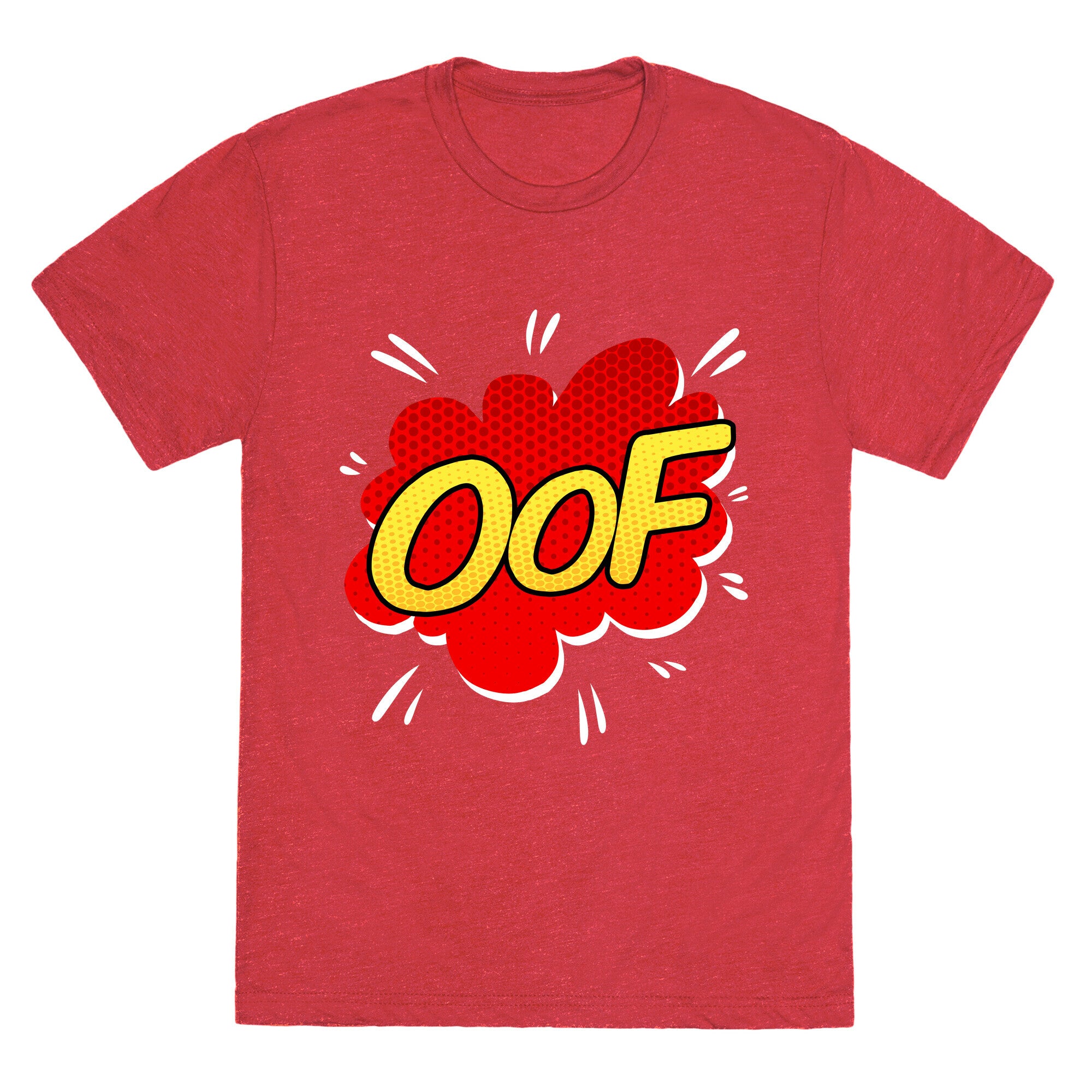 OOF Comic Sound Effect Unisex Triblend Tee